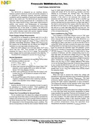 MC33143DW Datasheet Page 7