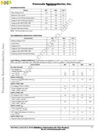 MC33215BE Datasheet Page 3