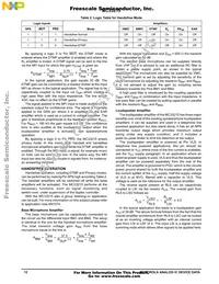 MC33215BE Datasheet Page 12