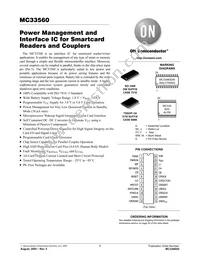 MC33560DW Datasheet Cover