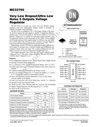 MC33765DTBR2G Datasheet Cover