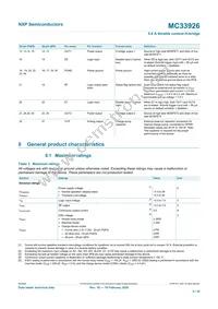 MC33926PNBR2 Datasheet Page 5