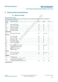 MC33HB2001FKR2 Datasheet Page 8