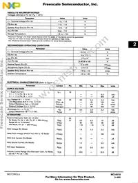 MC34018DWR2 Datasheet Page 3
