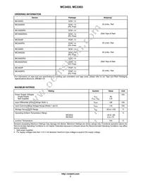 MC3403DG Datasheet Page 2