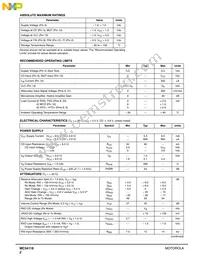 MC34118DW Datasheet Page 2