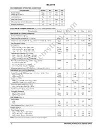 MC34119P Datasheet Page 2