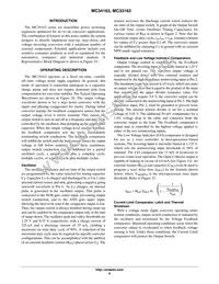 MC34163PG Datasheet Page 8