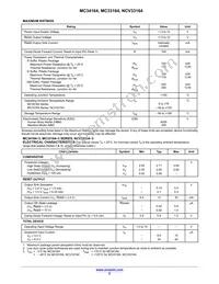 MC34164DM-3R2G Datasheet Page 2