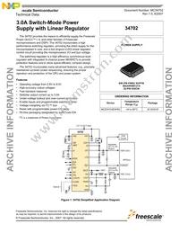 MC34702EK Datasheet Cover