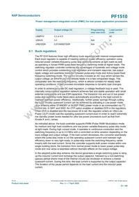MC34PF1510A7EP Datasheet Page 23