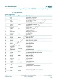 MC34PF1550A7EP Datasheet Page 8