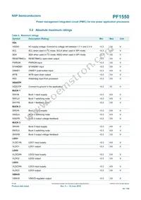 MC34PF1550A7EP Datasheet Page 10