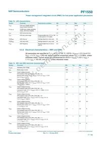 MC34PF1550A7EP Datasheet Page 17