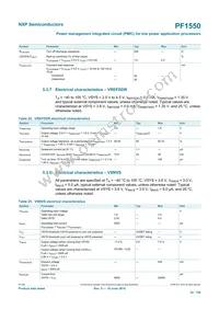 MC34PF1550A7EP Datasheet Page 22