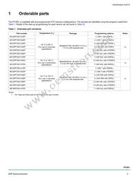 MC34PF3001A5EP Datasheet Page 3
