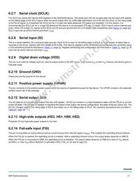 MC35XS3400DPNAR2 Datasheet Page 21