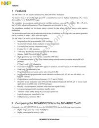 MC44BS373CAFCR2 Datasheet Page 2