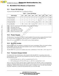 MC44BS374CAEF Datasheet Page 20