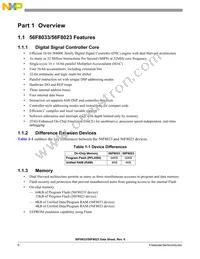 MC56F8023VLCR Datasheet Page 6