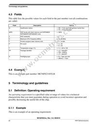 MC56F82316VLF Datasheet Page 22