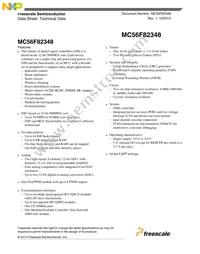 MC56F82348MLH Datasheet Cover