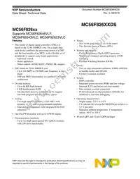 MC56F82643VLC Datasheet Cover