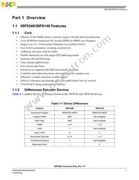 MC56F8346VFVER2 Datasheet Page 7