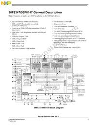 MC56F8347VVFE Datasheet Page 3