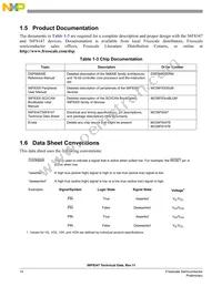 MC56F8347VVFE Datasheet Page 14