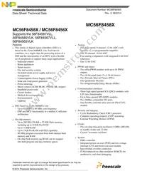 MC56F84565VLKR Datasheet Cover
