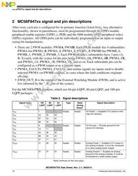 MC56F84769VLL Datasheet Page 16