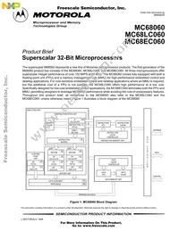 MC68060RC60 Datasheet Cover