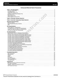 MC68160AEBR2 Datasheet Page 3