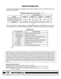 MC68340FT16E Datasheet Page 10