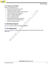 MC68908GR16VFJE Datasheet Page 21