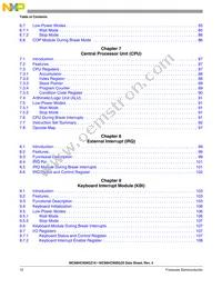 MC68908GZ8MFJE Datasheet Page 10