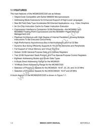 MC68EC020AA25R Datasheet Page 18