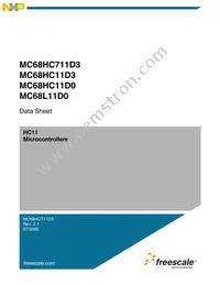 MC68HC11D0CFNE3R Datasheet Cover