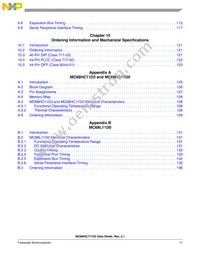 MC68HC11D0CFNE3R Datasheet Page 11