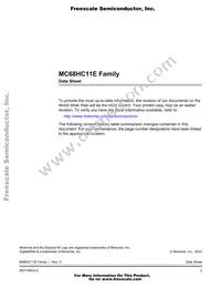 MC68HC11E0CFN2 Datasheet Page 3
