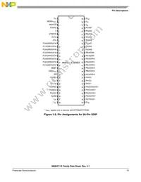 MC68HC11E1VFNE3 Datasheet Page 19