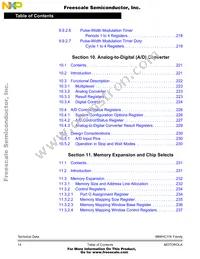MC68HC11K1VFNE4 Datasheet Page 14