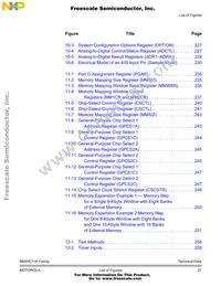 MC68HC11K1VFNE4 Datasheet Page 21