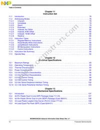 MC68HC705C9ACFBE Datasheet Page 10