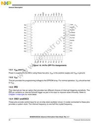 MC68HC705C9ACFBE Datasheet Page 22