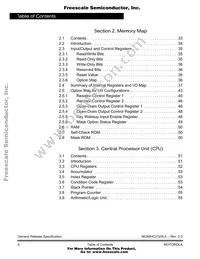 MC68HC705L5FUE Datasheet Page 6