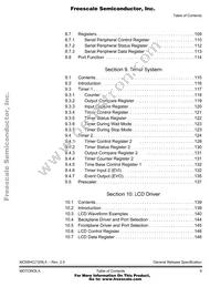 MC68HC705L5FUE Datasheet Page 9