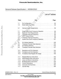 MC68HC705L5FUE Datasheet Page 17