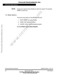 MC68HC705L5FUE Datasheet Page 22